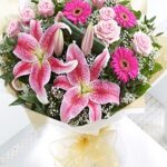 Large Pink Radiance Hand-tied