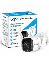 TP-LINK Tapo C310 1080p Full HD Outdoor Security Wi-Fi Camera, Wired or Wireless Networking, IP66 Weatherproof, Advanced Night Vision, Two-Way Audio, Motion Detection and Notifications, Micro SD card Support, Remote Management by App