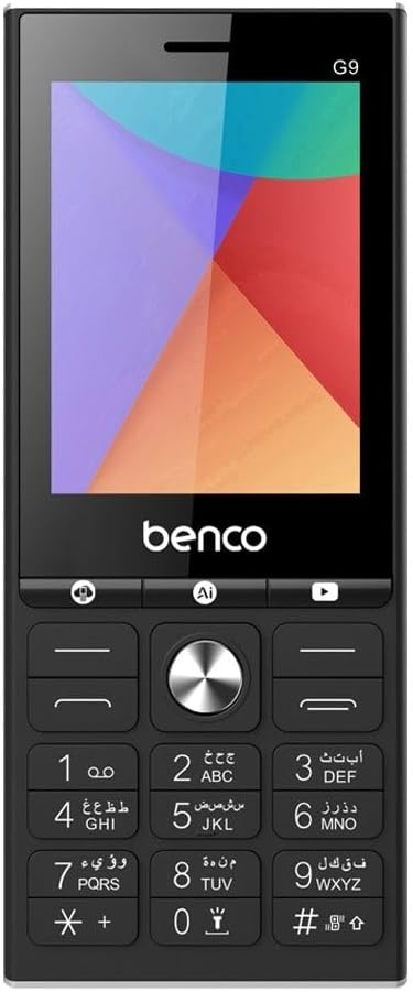 Benco G9, 4G, No Camera, No GPS, 2.8 Bigger Display, Type C Charger, WiFi Hotspot sharing, Cloud Social Media Apps - Black - Image 2