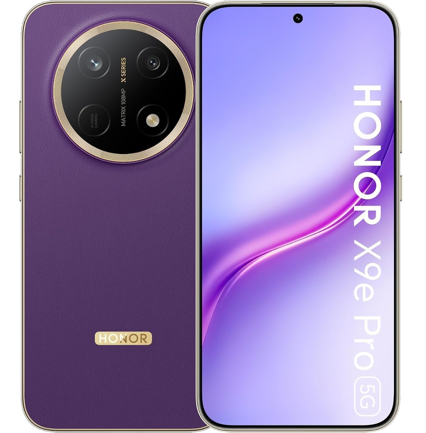 HONOR X9e Pro 5.5G Dual SIM 8GB RAM 256GB Deep Purple - UAE Type Approved