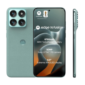 Edge 70 Fusion - 5G, 12GB+12GB RAM 256GB (Dual SIM) PANTONE Blue Surf- Middle East Version