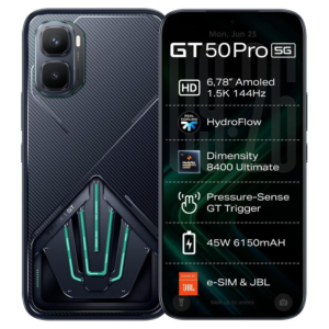 GT 50 Pro Dual SIM Black Abyss 12GB 256GB 5G - UAE Version